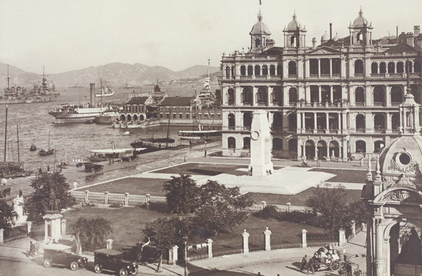 The Cenotaph and Hong Kong Club, Statue Square, Hong Kong