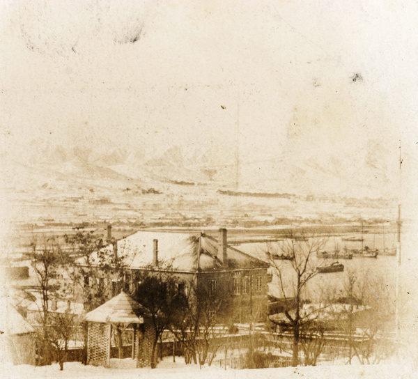 Snow in Chefoo, December 1901