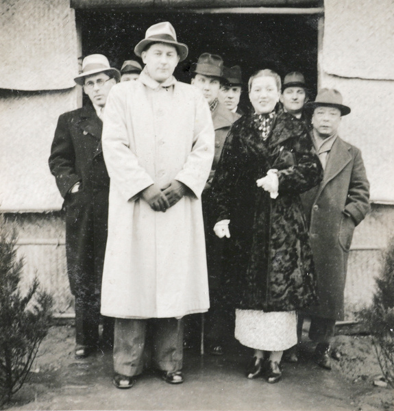 A group at San Hu Ba Airport, Chongqing