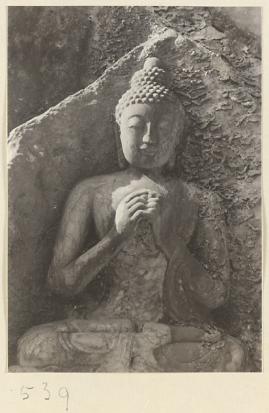 Relief figure of Buddha at Yuquan Hill