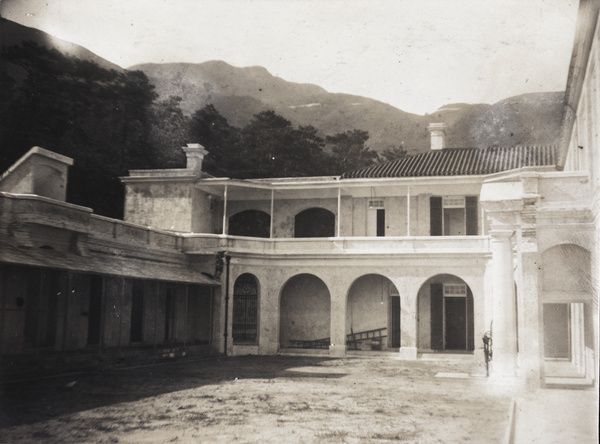 A courtyard, Morrison Hall, Hong Kong University, Hatton Road, Hong Kong