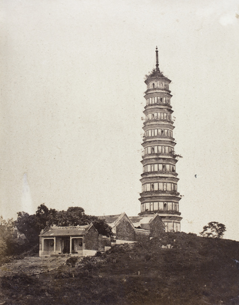 Pazhou Pagoda / Whampoa Pagoda (琶洲塔) and Haitang Temple, Guangzhou (广州市)