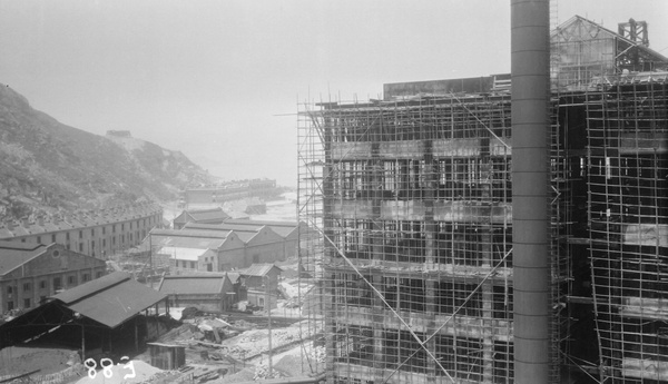 Construction at Taikoo Sugar Refinery, Hong Kong