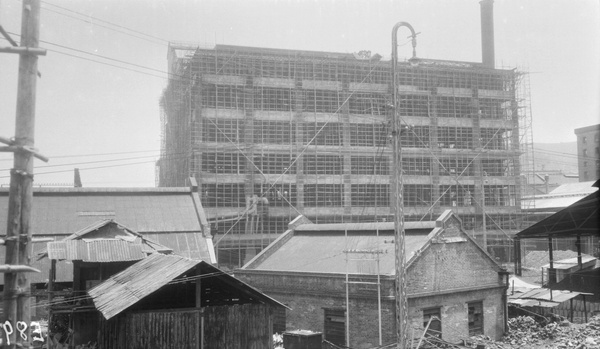 Construction at Taikoo Sugar Refinery, Hong Kong