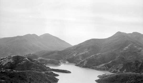 View of Tai Tam reservoir from Mount Parker, Hong Kong