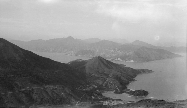 A view north from Mount Collinson towards Lei Yue Mun, Hong Kong