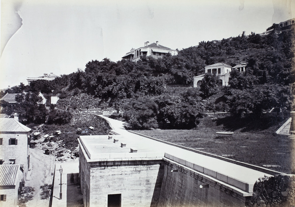 Water holding tank, Caine Road, Hong Kong