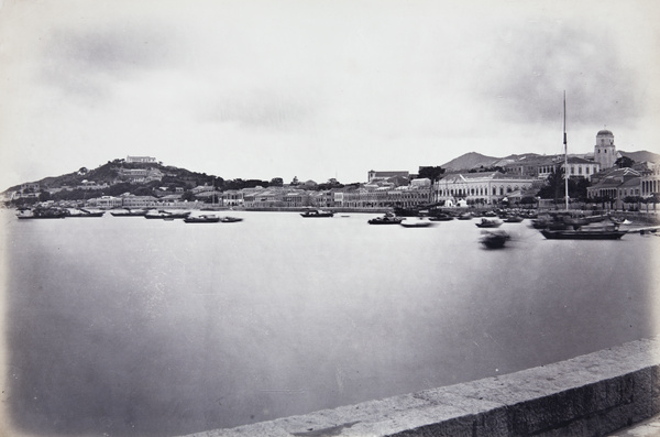 View of Praia Grande (南灣) and harbour, Macau