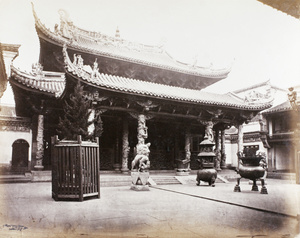 The main hall, Tian Fei Gong (天妃宫 / Tianfei Palace), a Mazu Temple, Ningbo (宁波市)