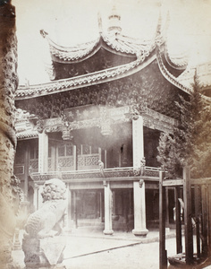 The stage, Tian Fei Gong (天妃宫 / Tianfei Palace), a Mazu Temple, Ningbo (宁波市)