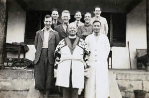 Group including H.B. Rattenbury, 1935