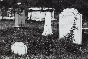 Gravestone for Frederick Tozer, The Old Cemetery, Shanghai