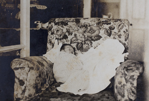 Newborn Gladys May Hutchinson, 35 Tongshan Road, Hongkou, Shanghai, June 1924