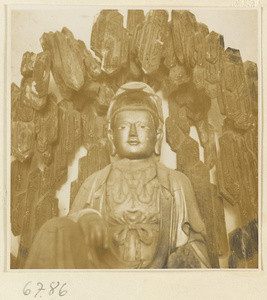 Statue of a Bodhisattva at Da jue si