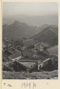 Temple complex on Tai Mountain