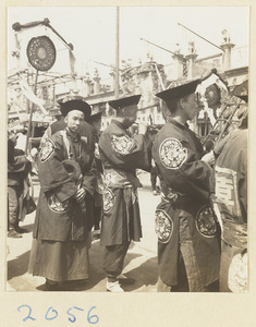 Musicians playing in a wedding procession
