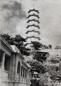 Tiger Pagoda and Long Pavilion, Tiger Balm Garden (Haw Par Mansion), Hong Kong