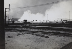 Burning of Zhabei, west of Shanghai North Railway station, October 1937