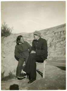 Dr Richard Frey (傅莱) with an unidentified Chinese women
