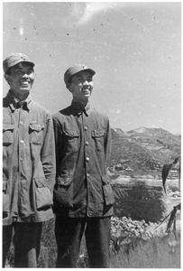 Huang Hua (黄华) and Ch'en Chia K'ang (陈安康), Yan'an (延安), 1944