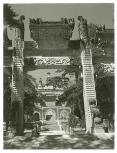 The Temple of the Azure Clouds (碧云寺) in the Western Hills, Beijing (北京)