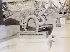 Bronze dragon, Summer Palace, Peking