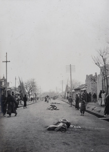Bodies of executed looters or rioters, Peking Mutiny, 1912