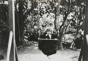 Girl in swing