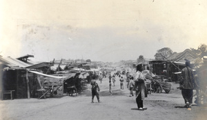 A street with small shops