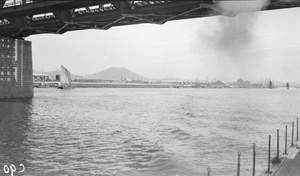 SMR bridge over Yalu River in Antung (丹东)