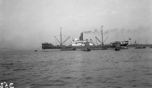 Steamer “Sinkiang” (新疆) at anchor