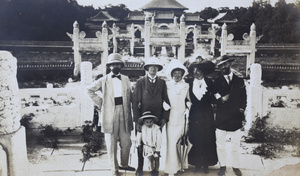 Group at the Temple of Heaven, Peking