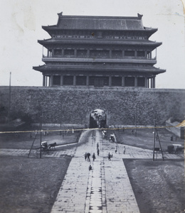 Gate tower of the Qianmen, Peking
