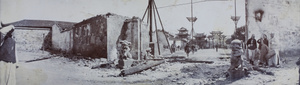 The Hubei Viceroy's Yamen, burned by revolutionaries, Wuchang
